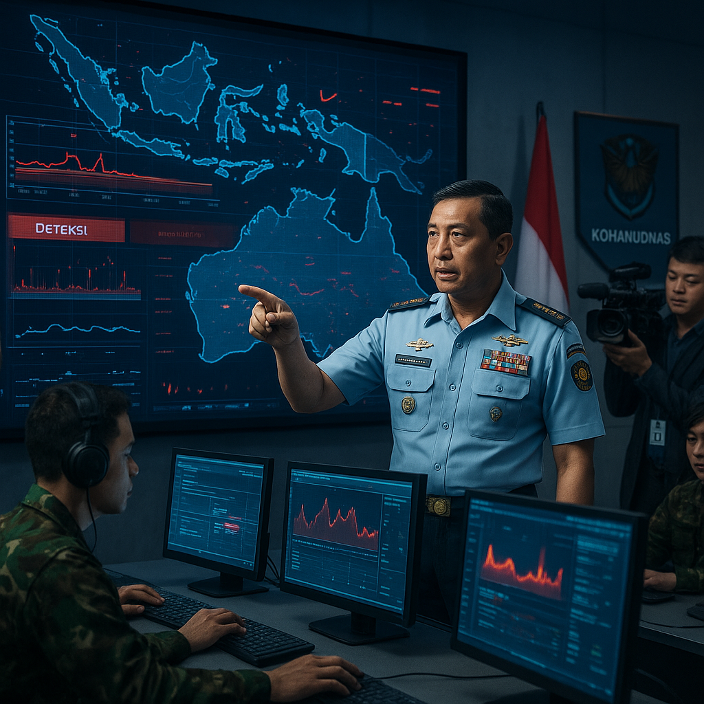 Simulasi Cyber Defense Kohanudnas: Prosedur Tanggap Serangan DDoS pada Sistem Komando