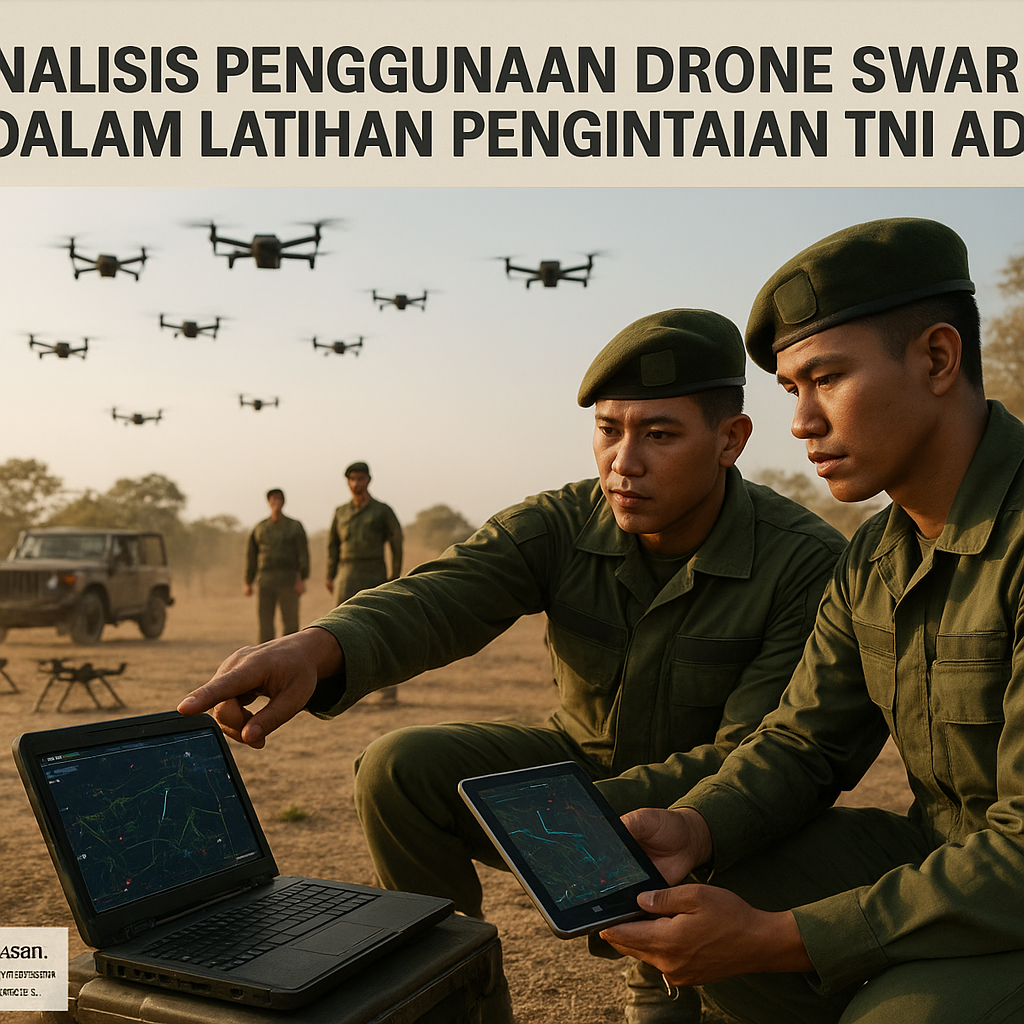 Analisis Penggunaan Drone Swarm dalam Latihan Pengintaian TNI AD