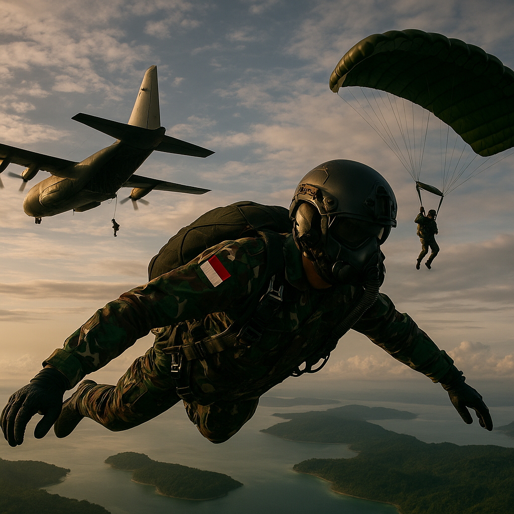 Penerjun Payung TNI AD Latih HAHO/HALO untuk Infiltrasi Jarak Jauh - Antara News