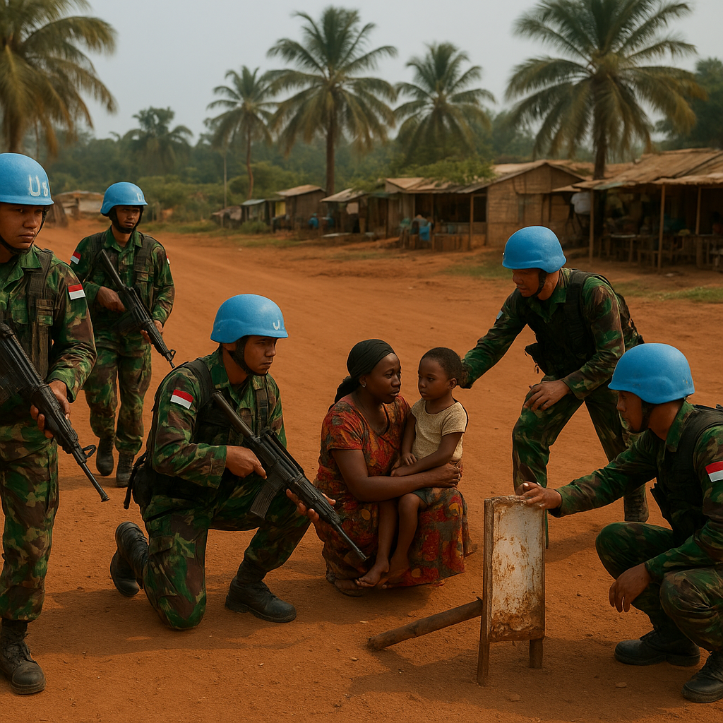Latihan Operasi Peacekeeping TNI di Kongo: Prosedur Patroli dan Mediasi Konflik