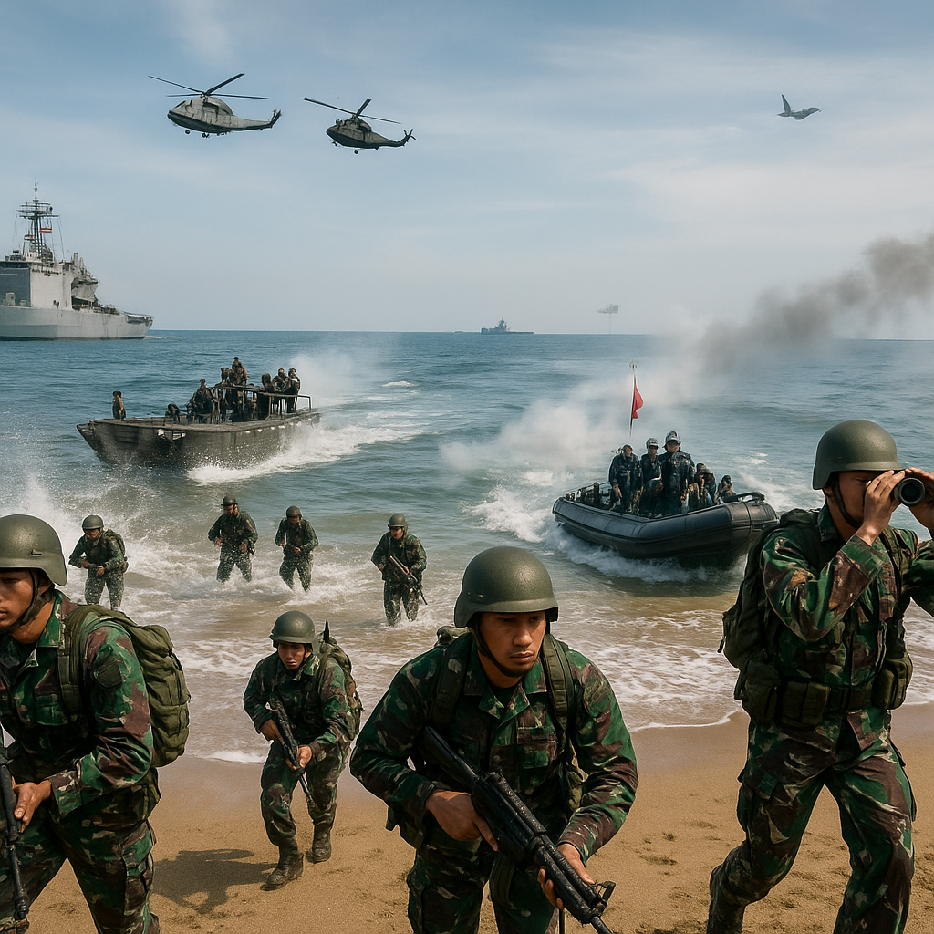 Latihan Bersama TNI AD-AL: Bedah Manuver Gabungan Darat-Laut di Teluk Banten