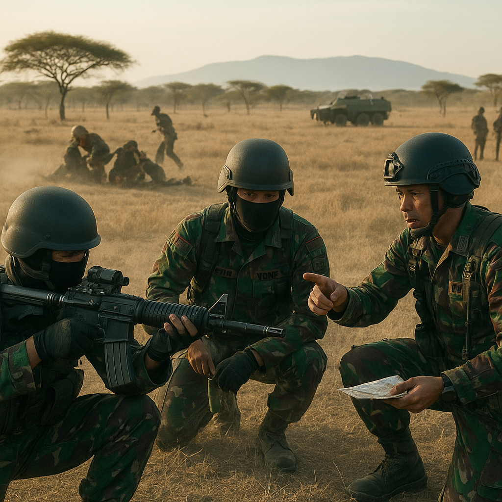 Prajurit Yonif 3 Marinir Asah Naluri Tempur Lewat Latihan Tuspur dan Simulasi PTKT di Baluran