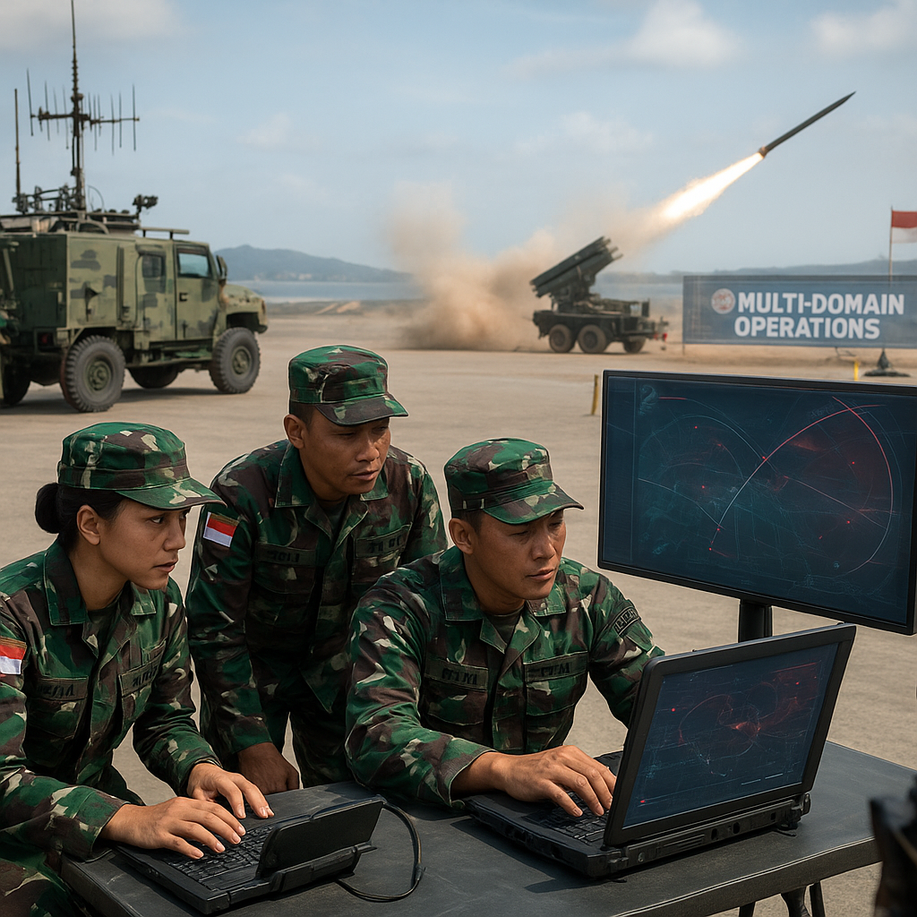 TNI Uji Doktrin 'Multi-Domain Operations' dengan Integrasi Cyber, EW, dan Kinetic Strike