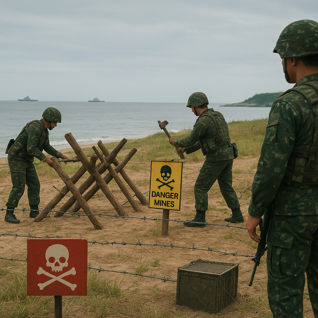 Simulasi Pertahanan Pulau Terluar oleh Batalyon Infanteri Raider