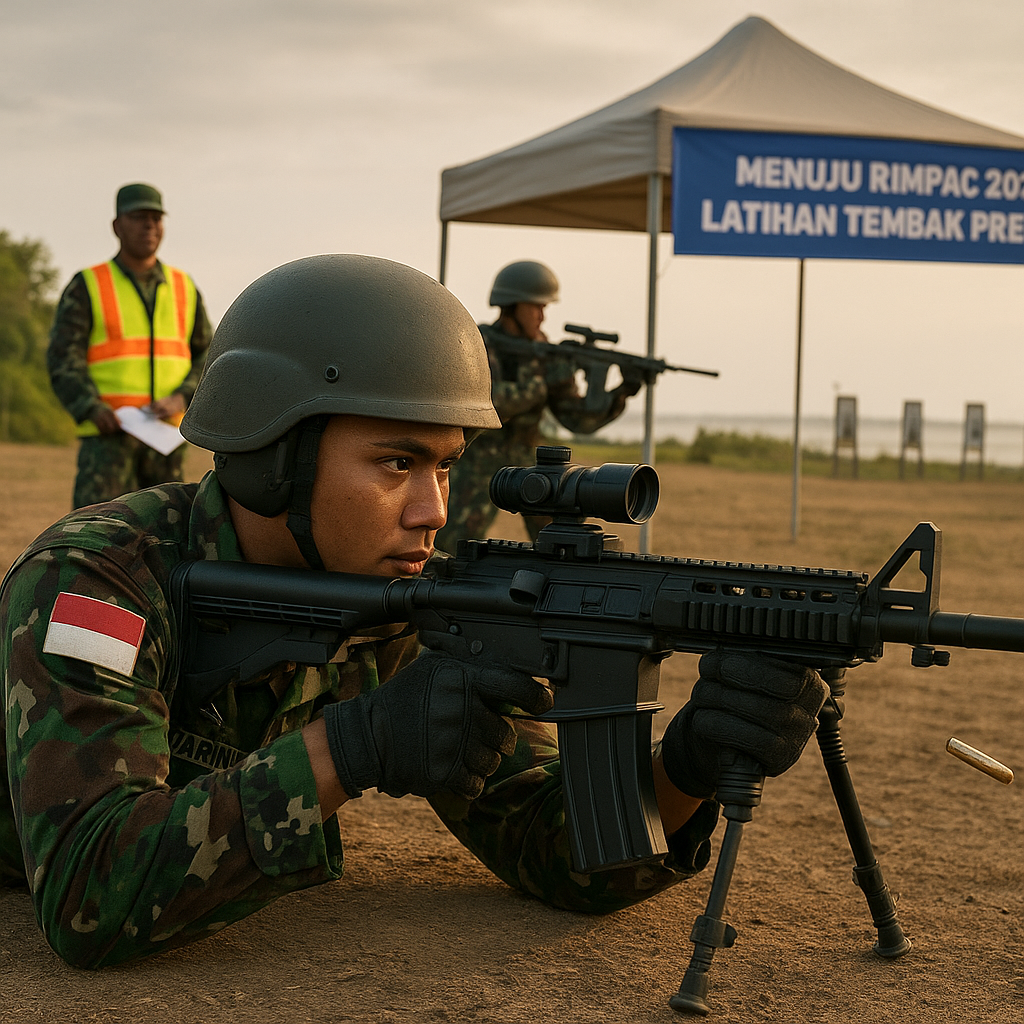 Menuju RIMPAC 2026, Prajurit Marinir Asah Kemampuan Tembak Presisi
