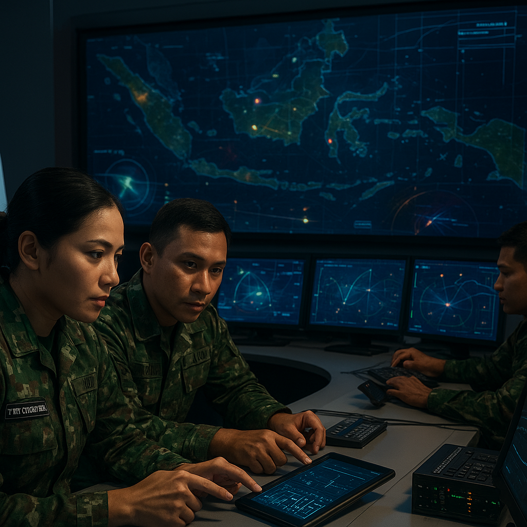 Simulasi Cyber-Electronic Warfare TNI: Teknik Jamming dan Deception dalam Operasi Siber