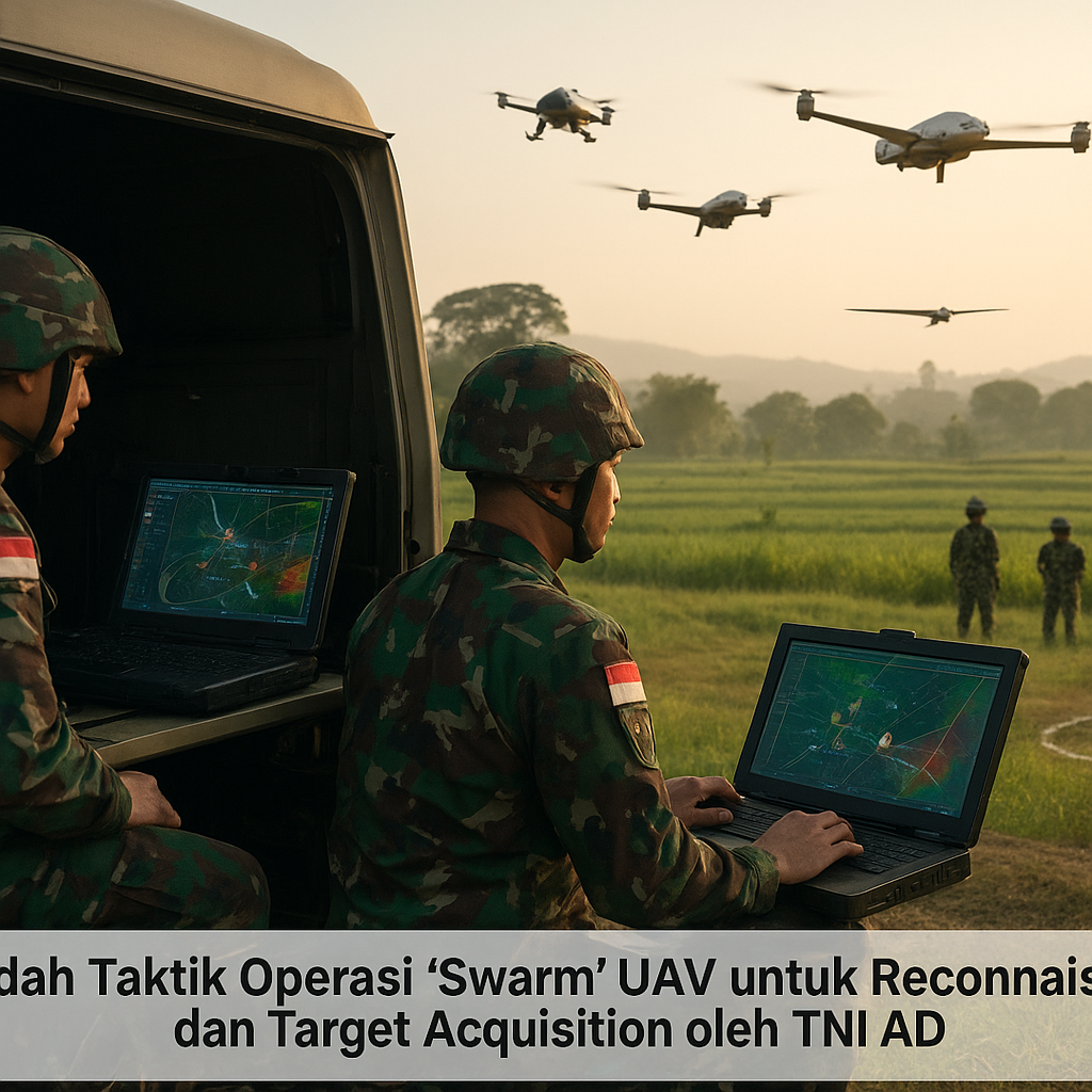 Bedah Taktik Operasi 'Swarm' UAV untuk Reconnaissance dan Target Acquisition oleh TNI AD