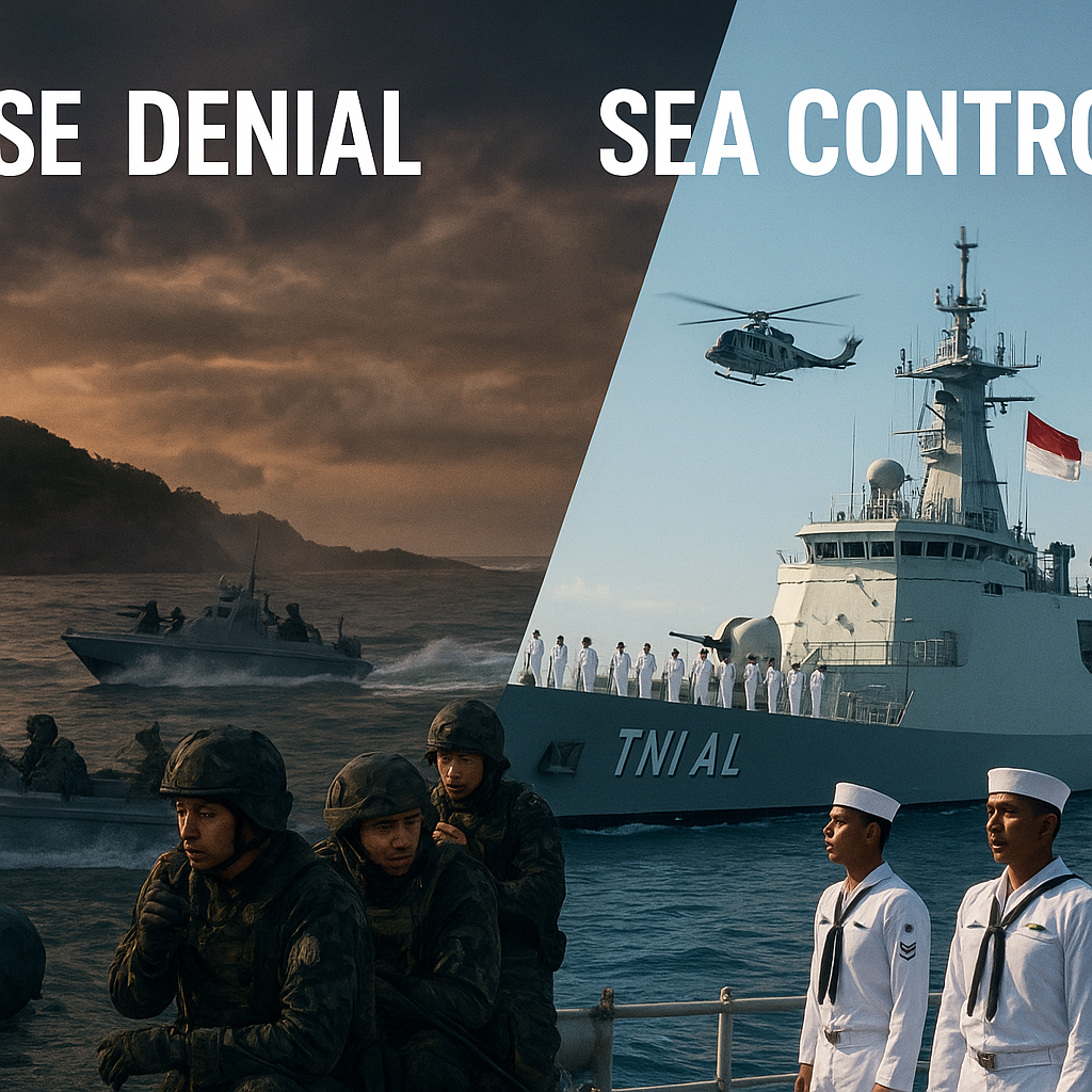 Analisis Doktrin Pertahanan Laut: Konsep 'Sea Denial' dan 'Sea Control' dalam Strategi TNI AL