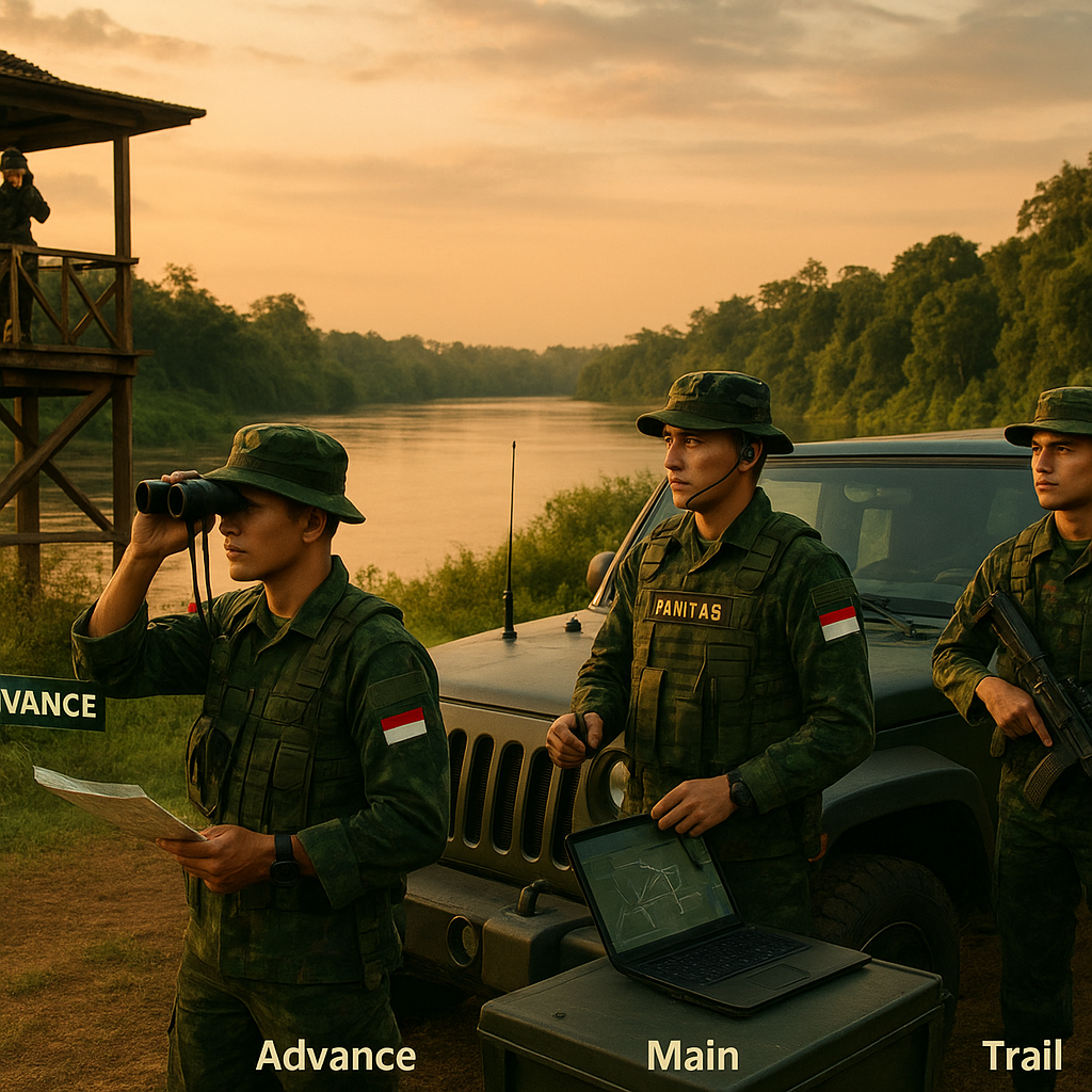 Bedah Taktik Patroli Perbatasan oleh Pamtas RI-Malaysia di Kalimantan: Skema Mobile dan Static Observation