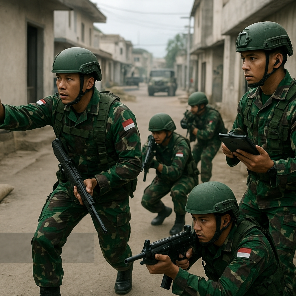Simulasi Pertempuran Kota oleh Batalyon Infanteri Kostrad: Penerapan Taktik Clearing House Secara Bertahap