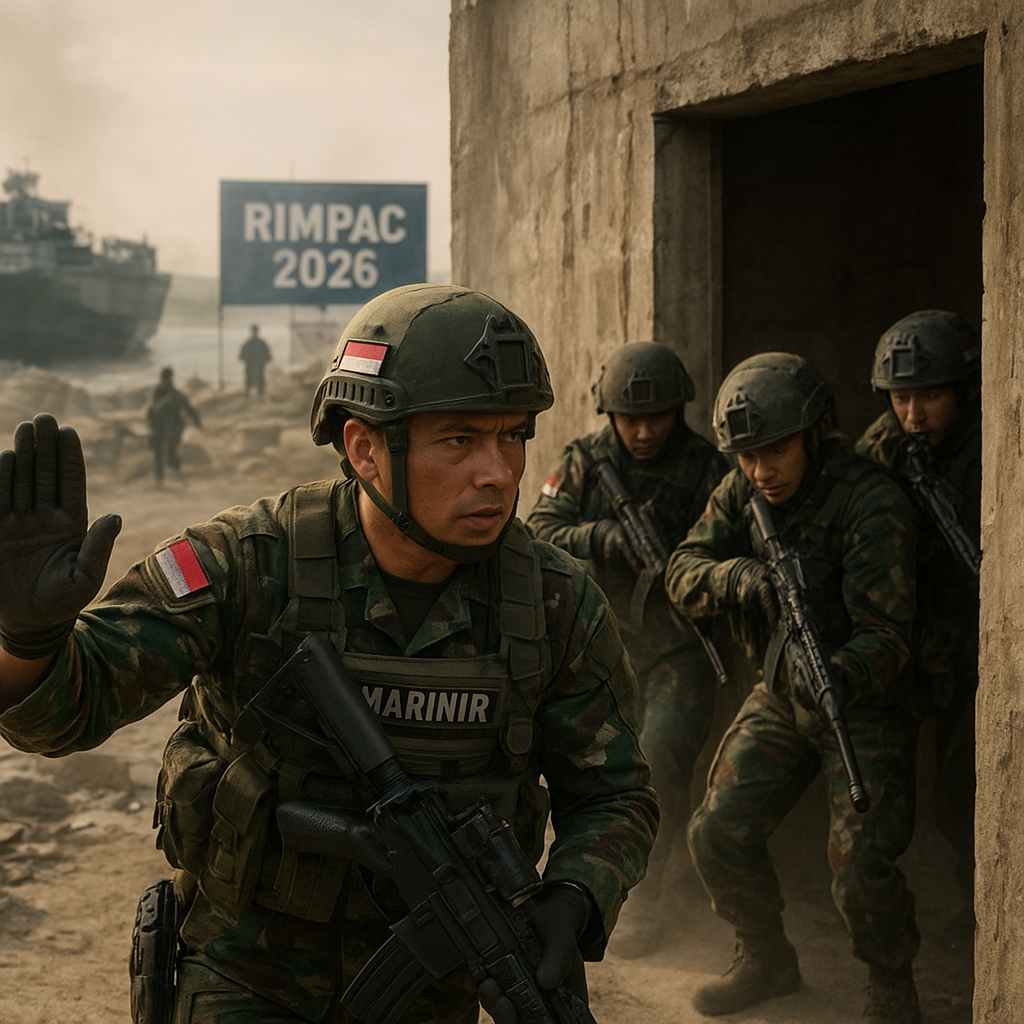 Marinir RIMPAC 2026 Asah Naluri Tempur Perkotaan, Wujudkan Prajurit Amfibi Tangguh dan Profesional