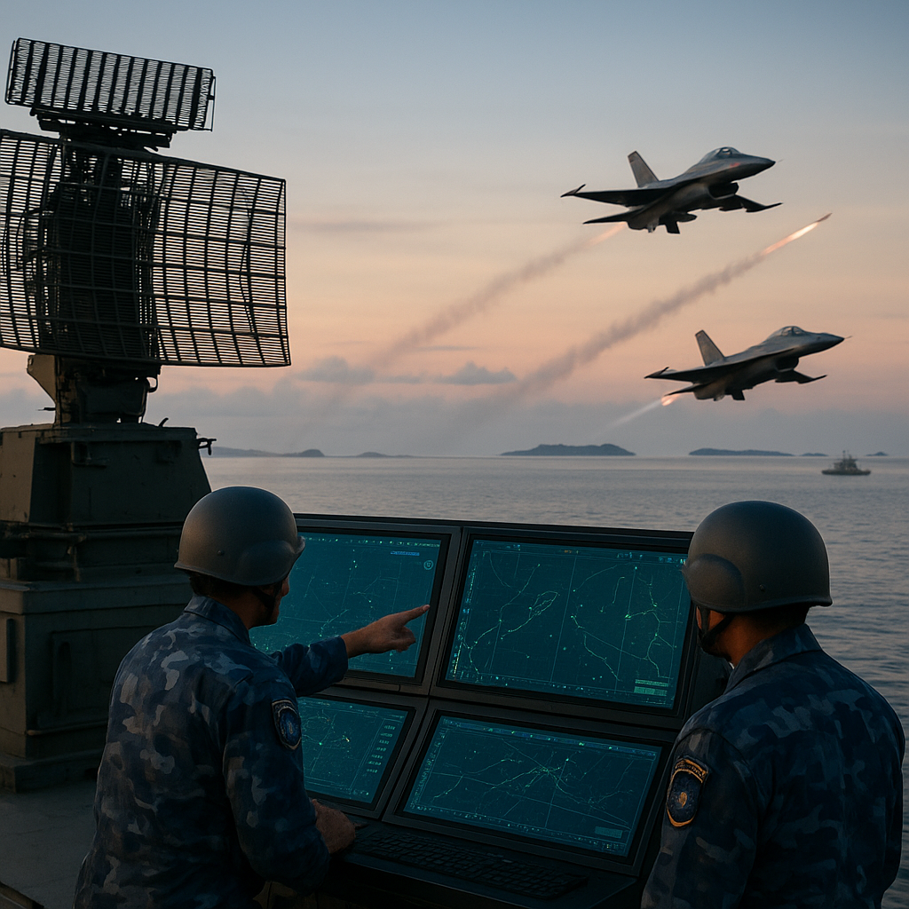 Latihan Integrasi Sistem Pertahanan Udara TNI AU di Pulau Natuna