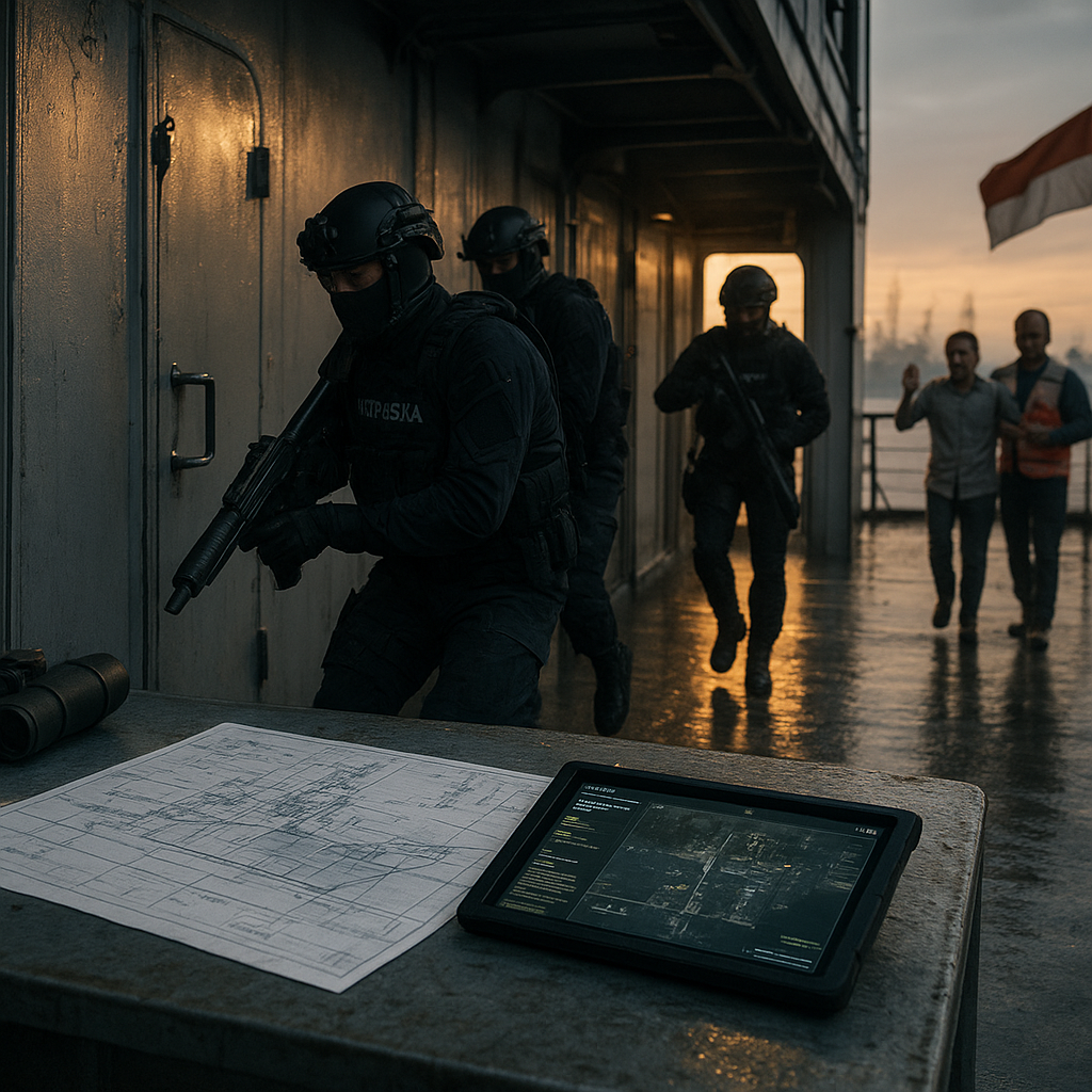 Bedah Taktik Operasi Pembebasan Sandera oleh Satuan Kopaska