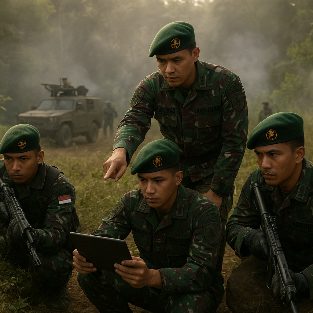 Batalyon Raiders Kostrad Latih Teknik Penyergapan dan Ambush Lintas Medan