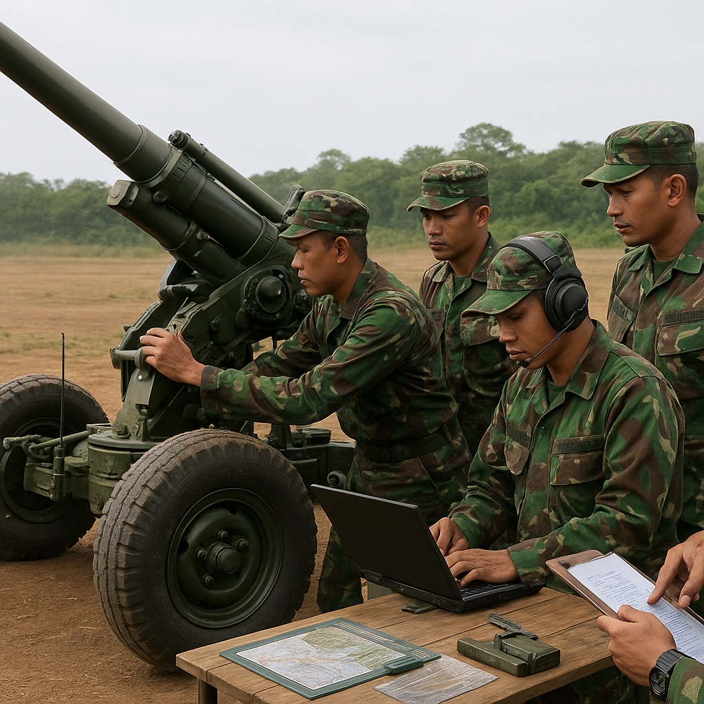Prosedur Standar Operasi (SOP) Penggunaan Howitzer M101 dalam Dukung Tembak Tidak Langsung