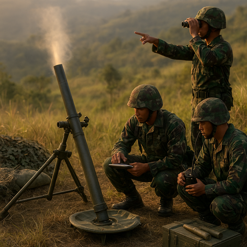 Bedah Teknis Penggunaan Mortar 81mm dalam Dukungan Tembakan Tidak Langsung di Medan Bukit