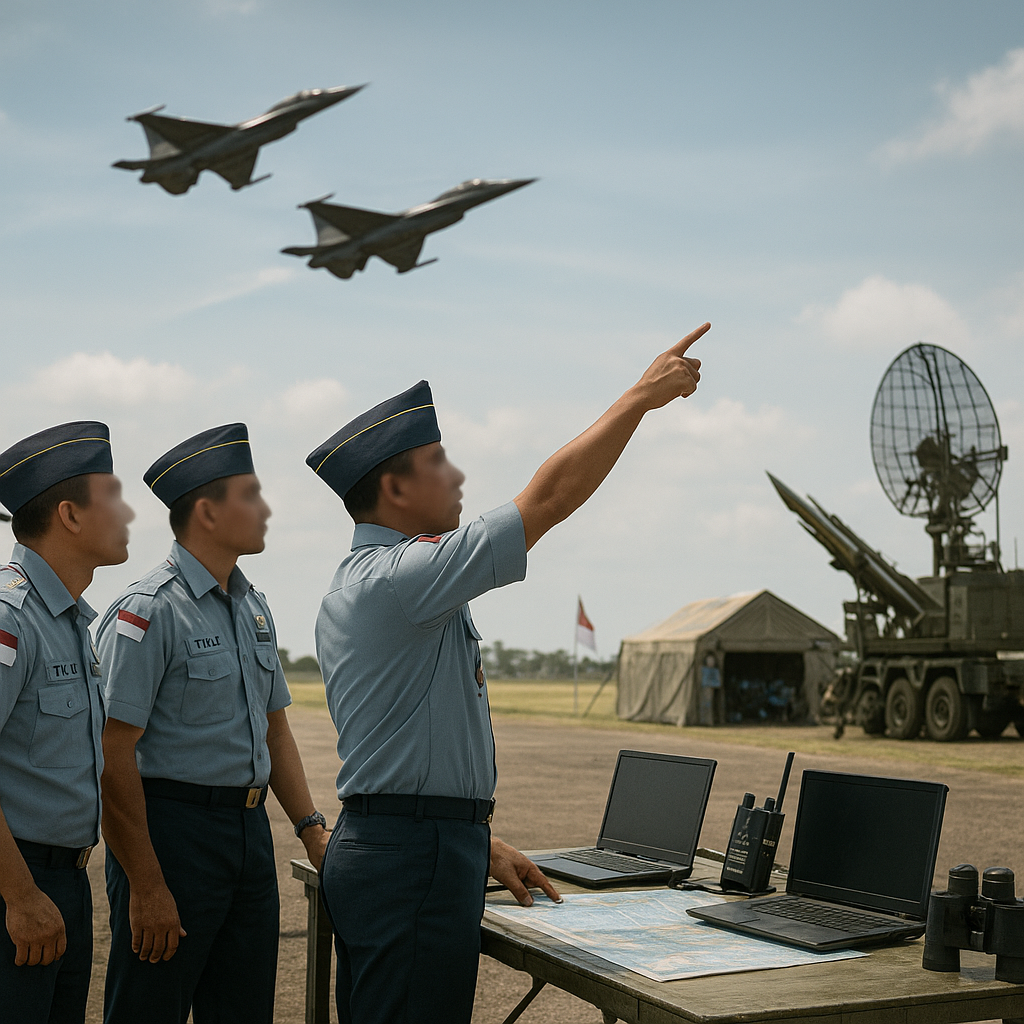 TNI AU Gelar Latihan Coordinated Air Defence Drill 'Menara Sakti 2026'