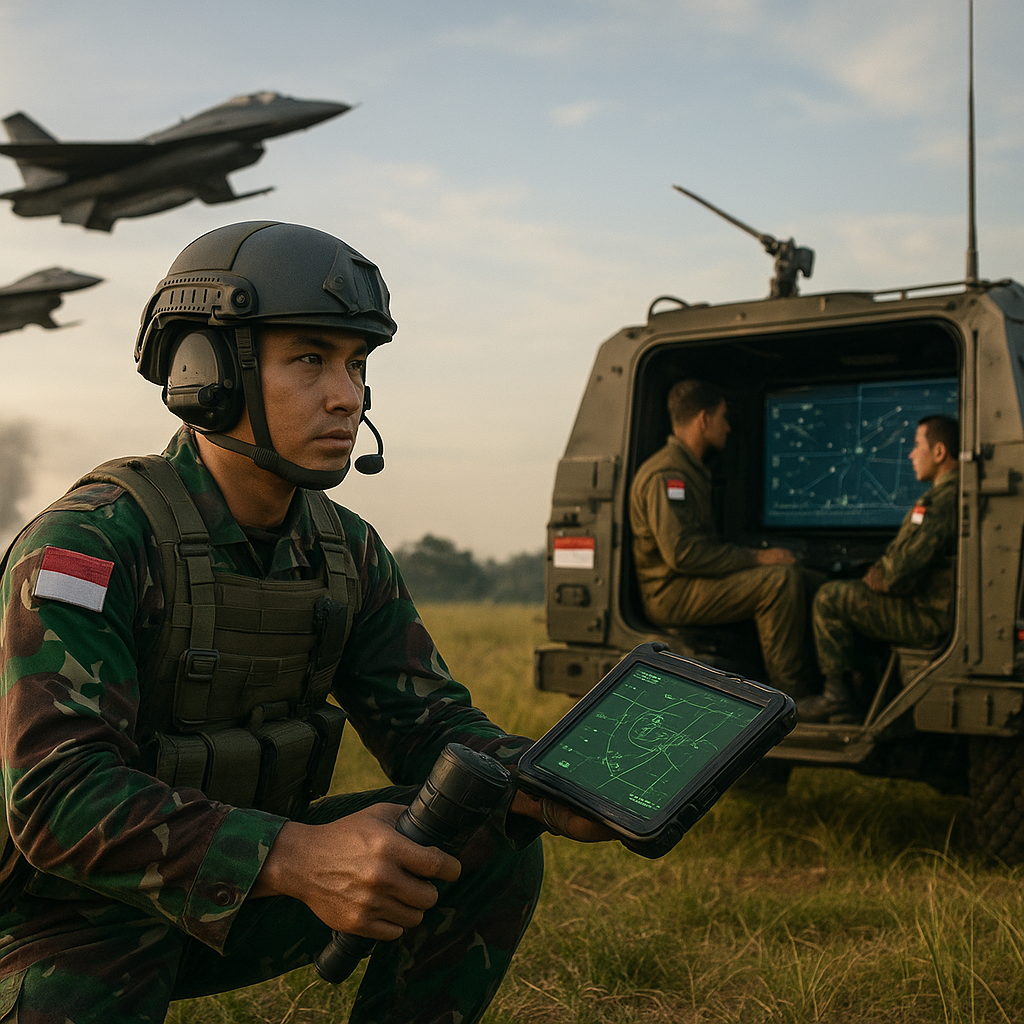 TNI AU Latih Koordinasi Serangan Udara-Darat dengan Sistem Link-16