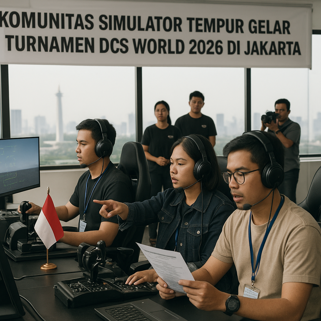 Komunitas Simulator Tempur Gelar Turnamen DCS World 2026 di Jakarta
