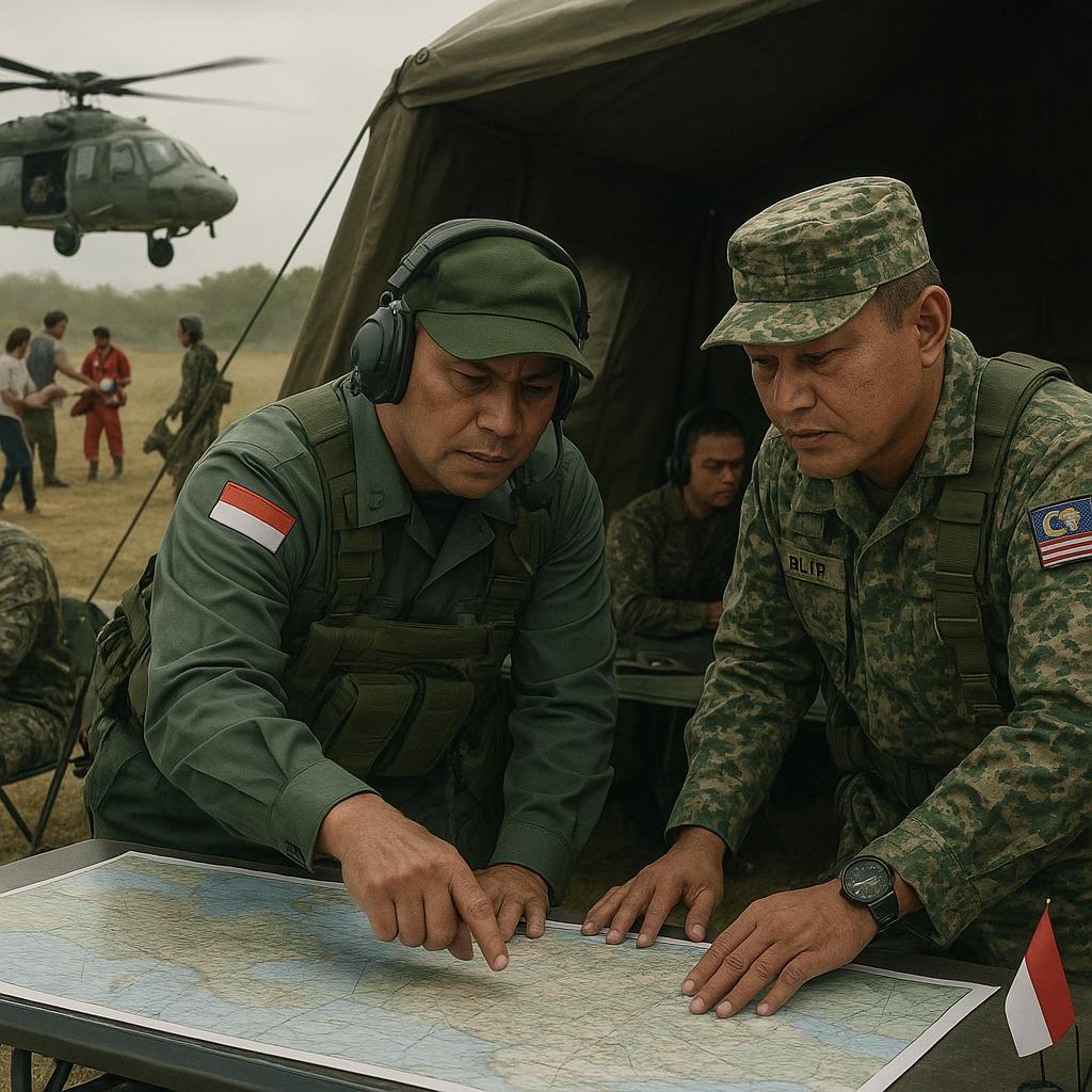 TNI dan Angkatan Bersenjata Malaysia Gelar Latgabma Malindo Darsasa 12AB/2026