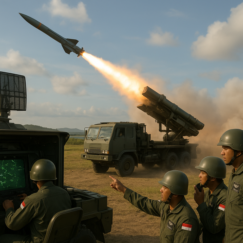 TNI AU Gelar Latihan Tempur Rudal Pertahanan Udara: Analisis Prosedur Engangement dan Intercept