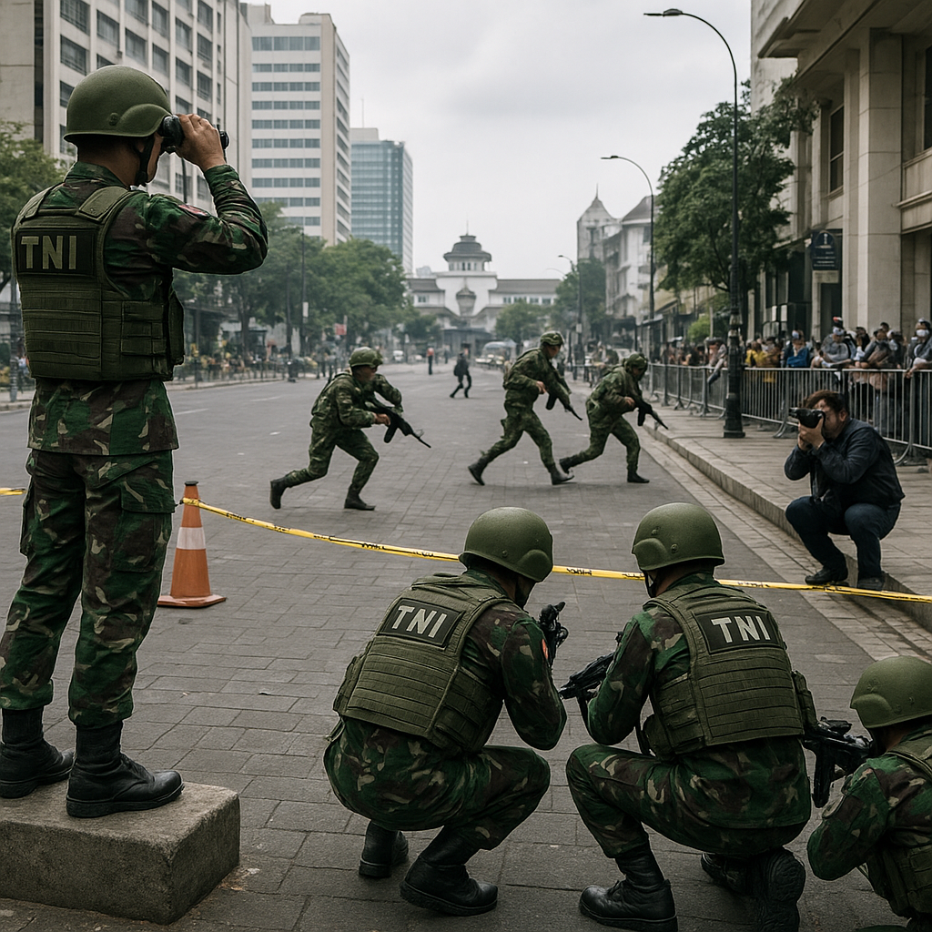 Penjelasan Rinci Taktik City Square Combat dalam Latihan Gabungan TNI di Pusat Kota Bandung