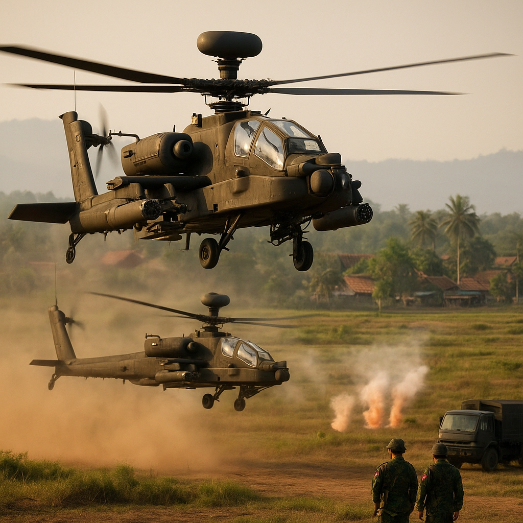 Bedah Teknis Manuver Helikopter Serang Apache dalam Latihan Close Air Support di Baturaja