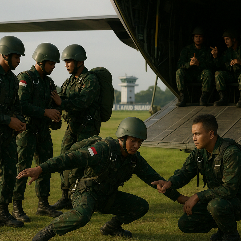 Prosedur Detail Latihan Jump Master Pasukan Para Raider di Lanud Sulaiman
