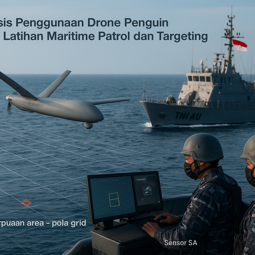 Analisis Penggunaan Drone Penguin dalam Latihan Maritime Patrol dan Targeting