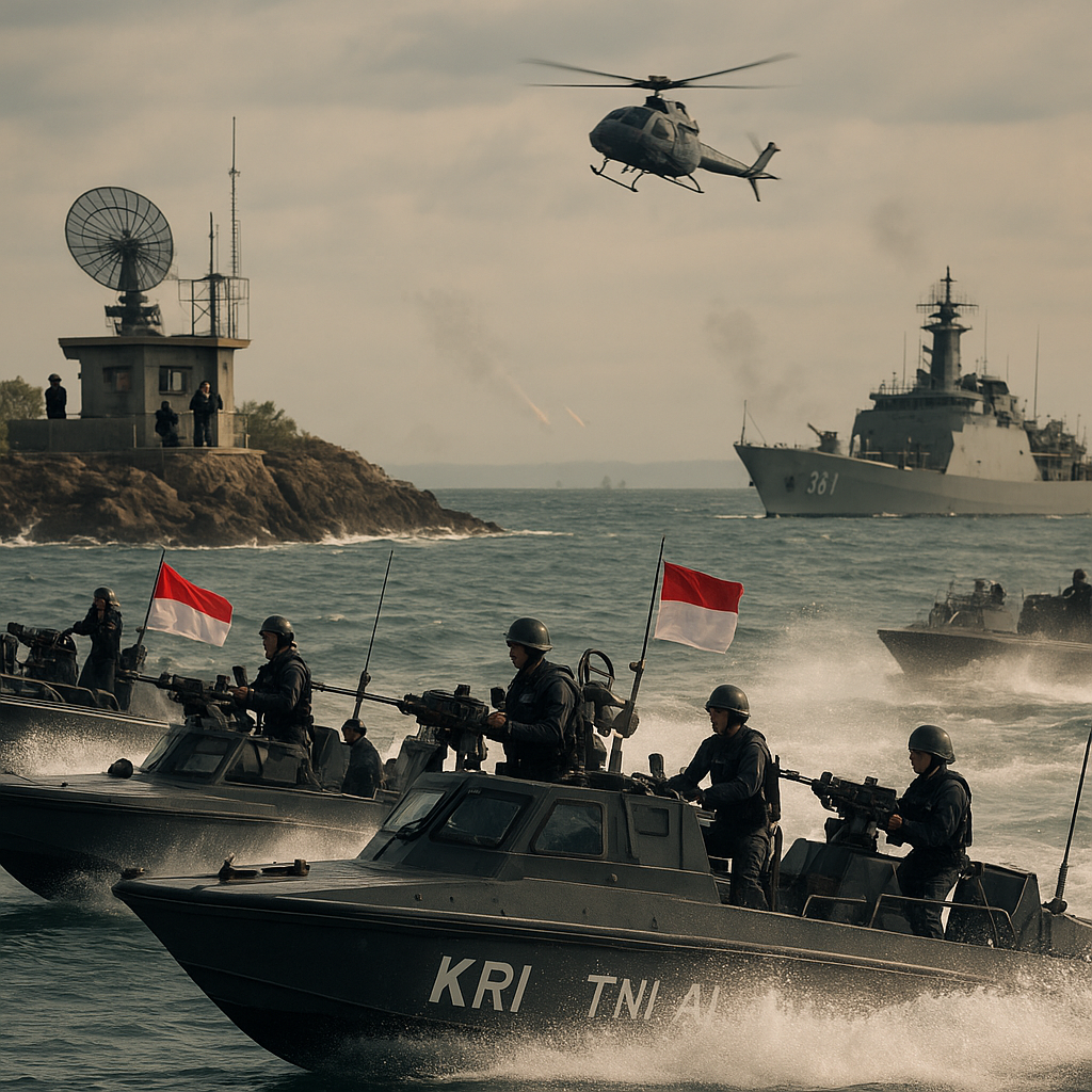 Bedah Doktrin Anti-Access/Area Denial (A2/AD) TNI AL dalam Simulasi Penangkalan di Selat Sunda