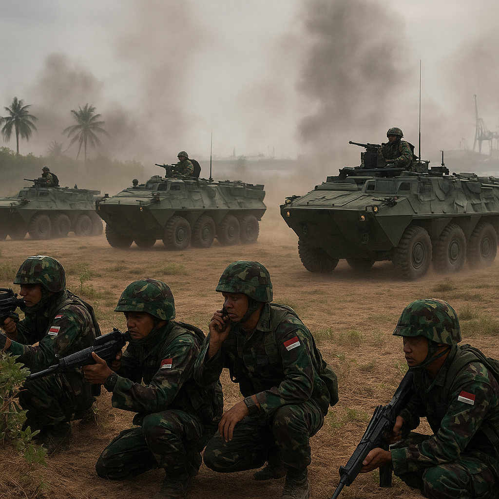 TNI AD Gelar Latihan Serangan Datar dan Gerilya di Batam, Libatkan Batalyon Mekanis dan Infanteri