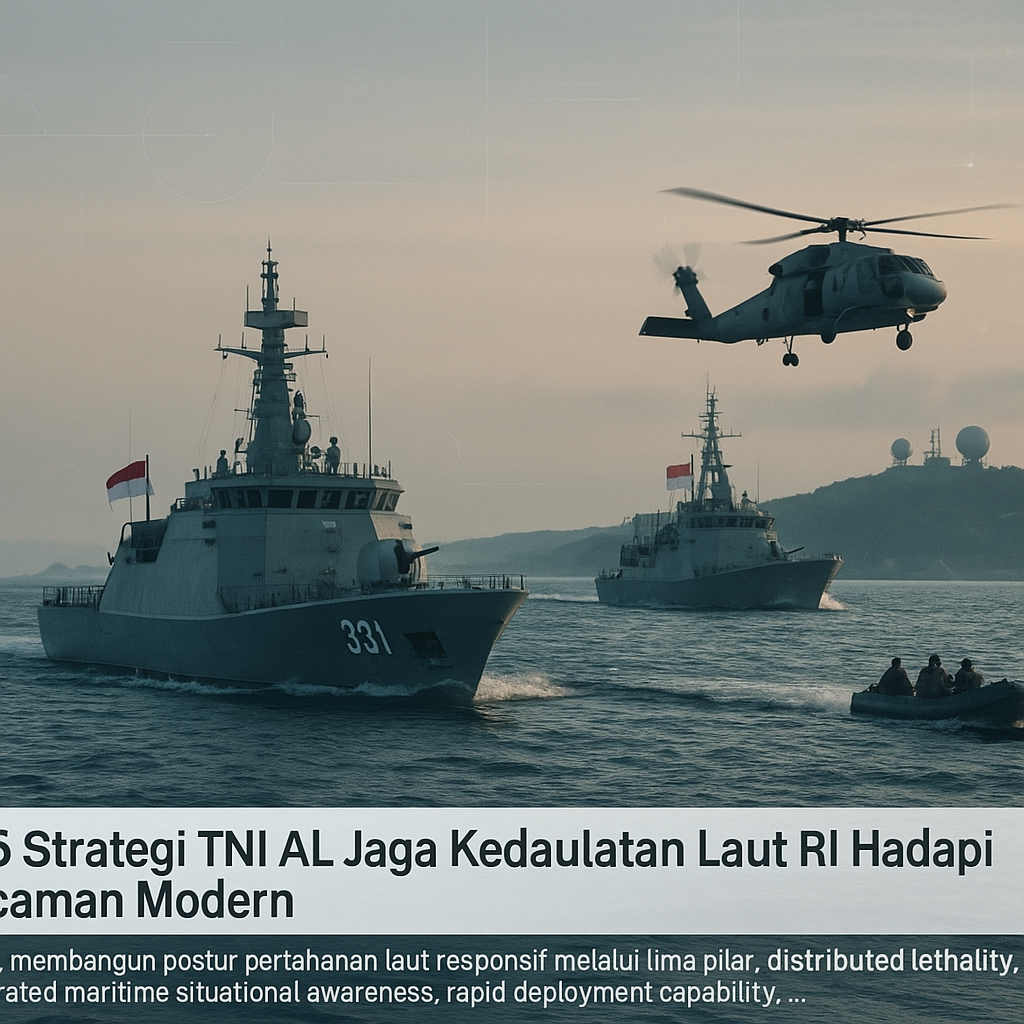 Ini 5 Strategi TNI AL Jaga Kedaulatan Laut RI Hadapi Ancaman Modern