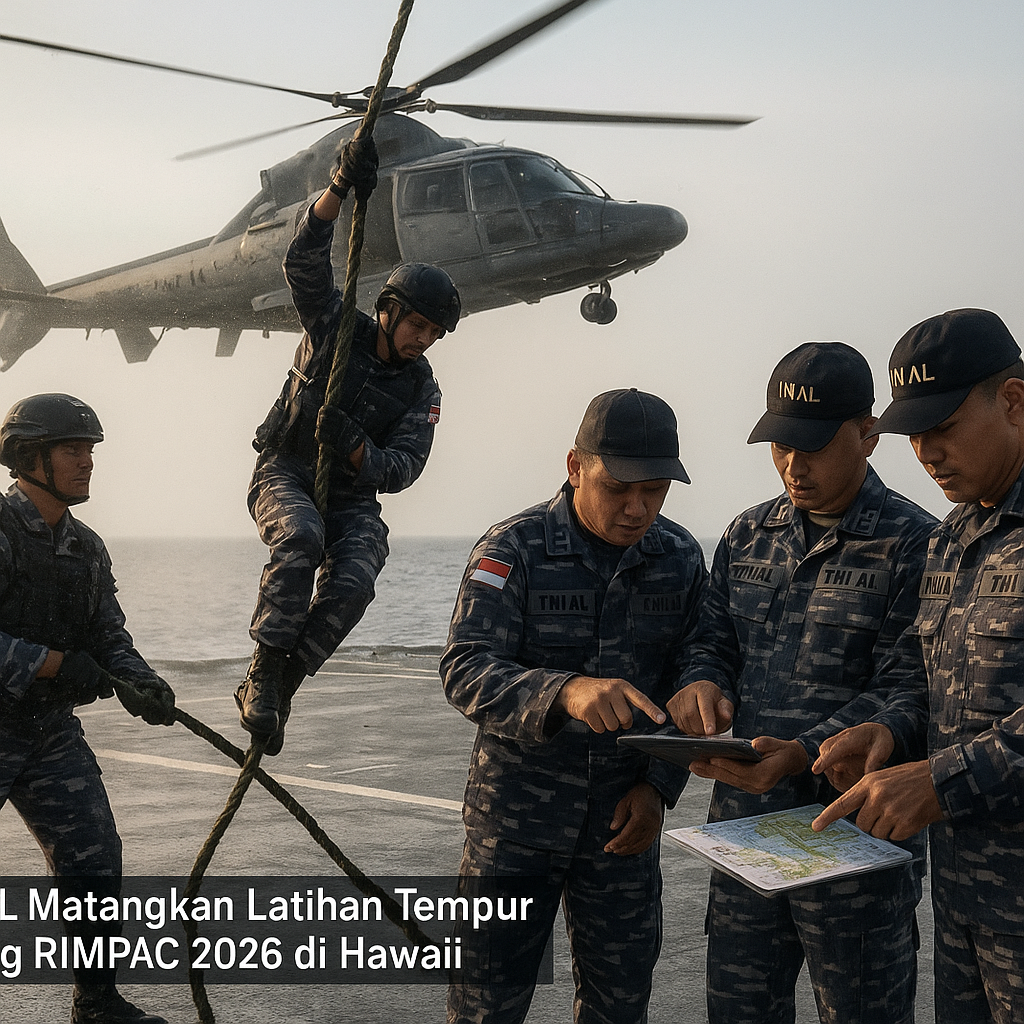 TNI AL Matangkan Latihan Tempur Jelang RIMPAC 2026 di Hawaii