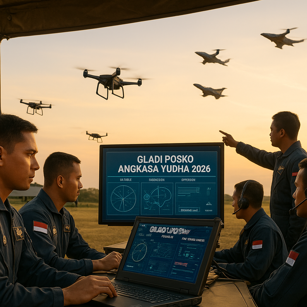 Bukan Cuma Pesawat Tempur, TNI AU Uji Skenario Serangan Siber dan Drone di Angkasa Yudha 2026