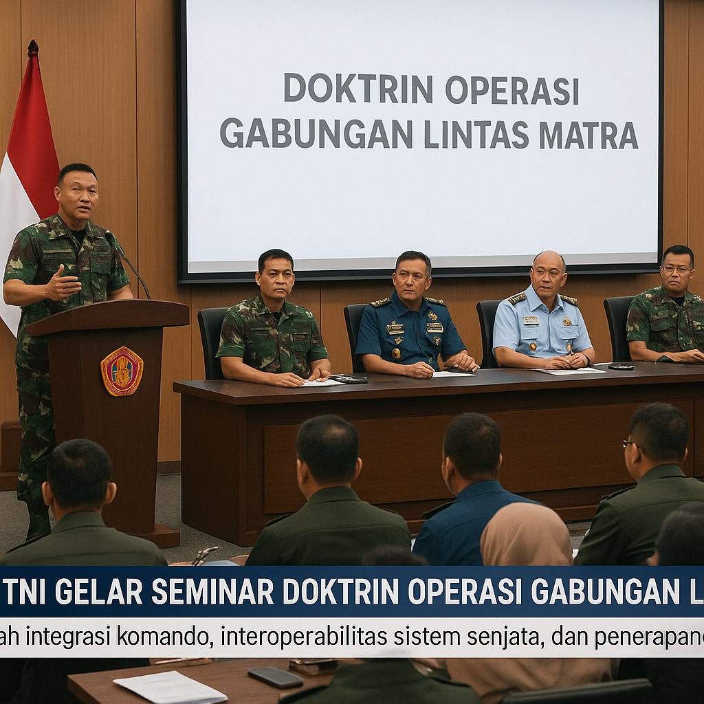 Sesko TNI Gelar Seminar Doktrin Operasi Gabungan Lintas Matra
