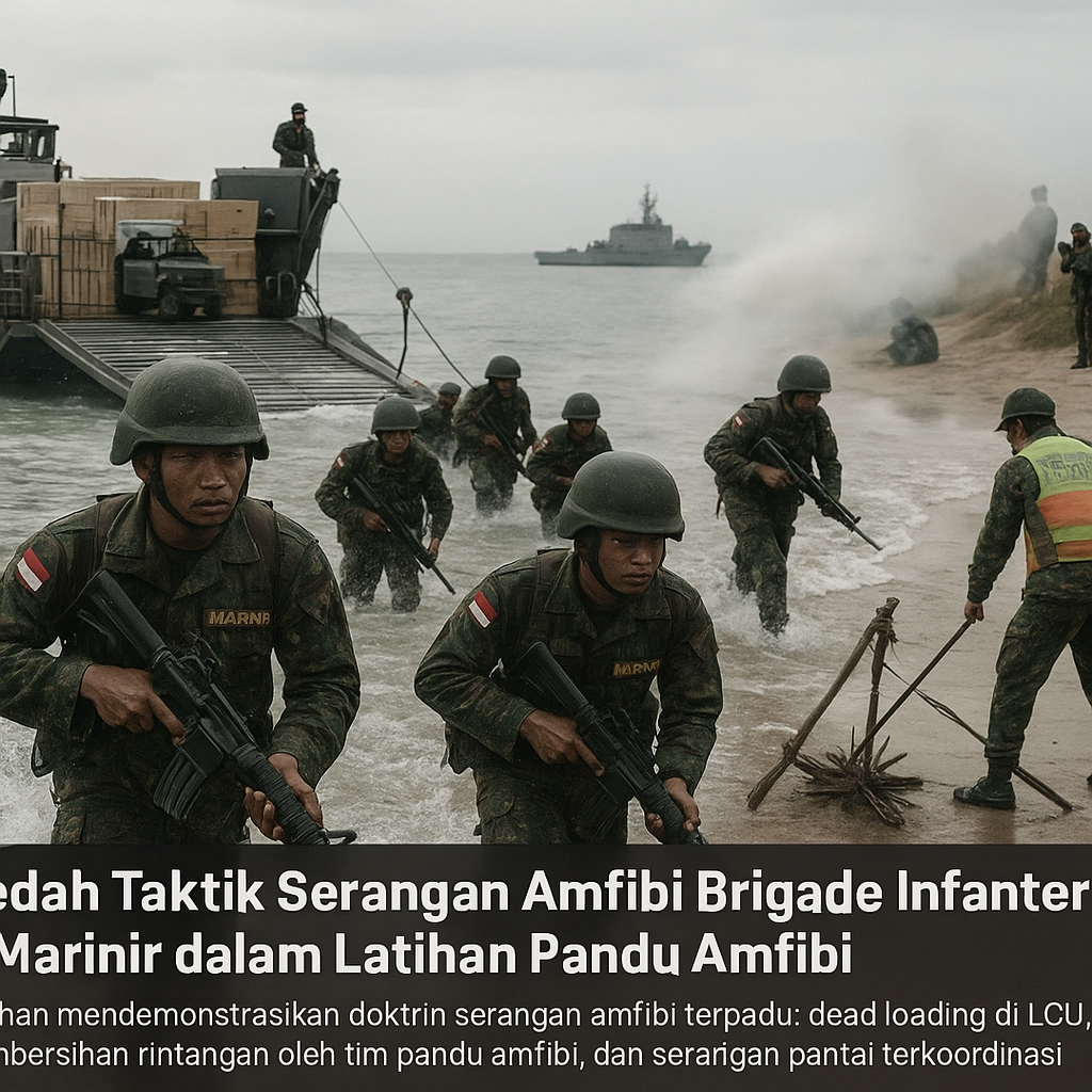 Bedah Taktik Serangan Amfibi Brigade Infanteri 3 Marinir dalam Latihan Pandu Amfibi