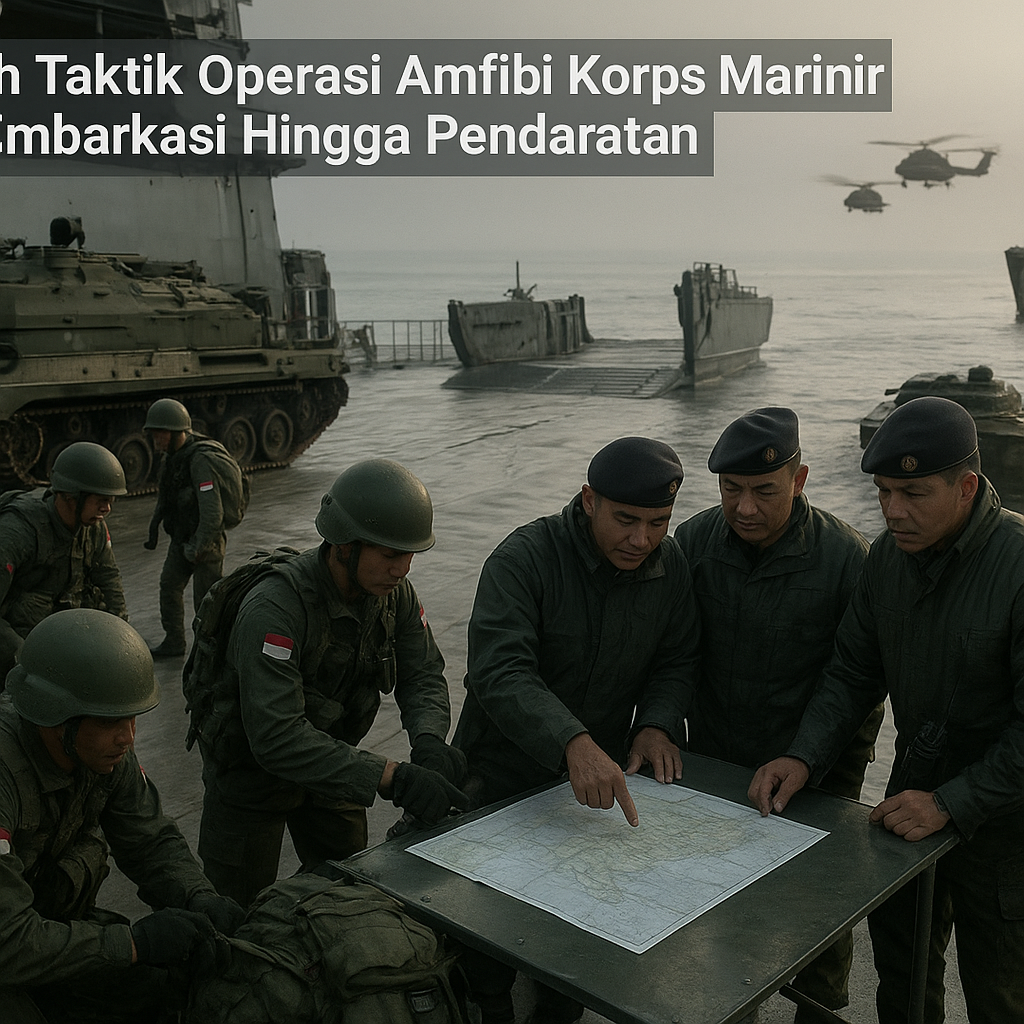 Bedah Taktik Operasi Amfibi Korps Marinir: Dari Embarkasi Hingga Pendaratan