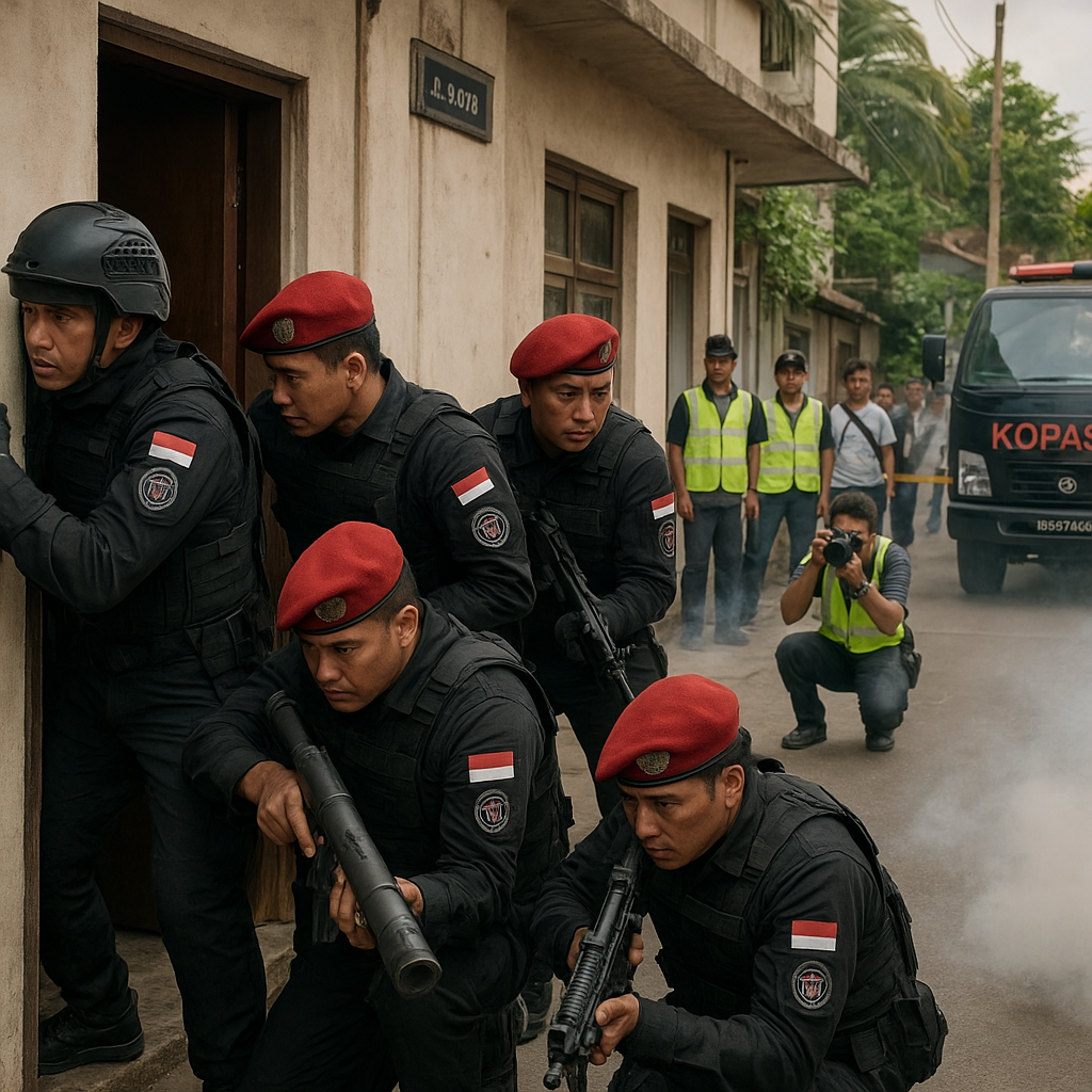 Pelatihan SERBU: Langkah Demi Langkah Penyerbuan Terhadap Bangunan Berpenghuni oleh Sat 81/Gultor Kopassus