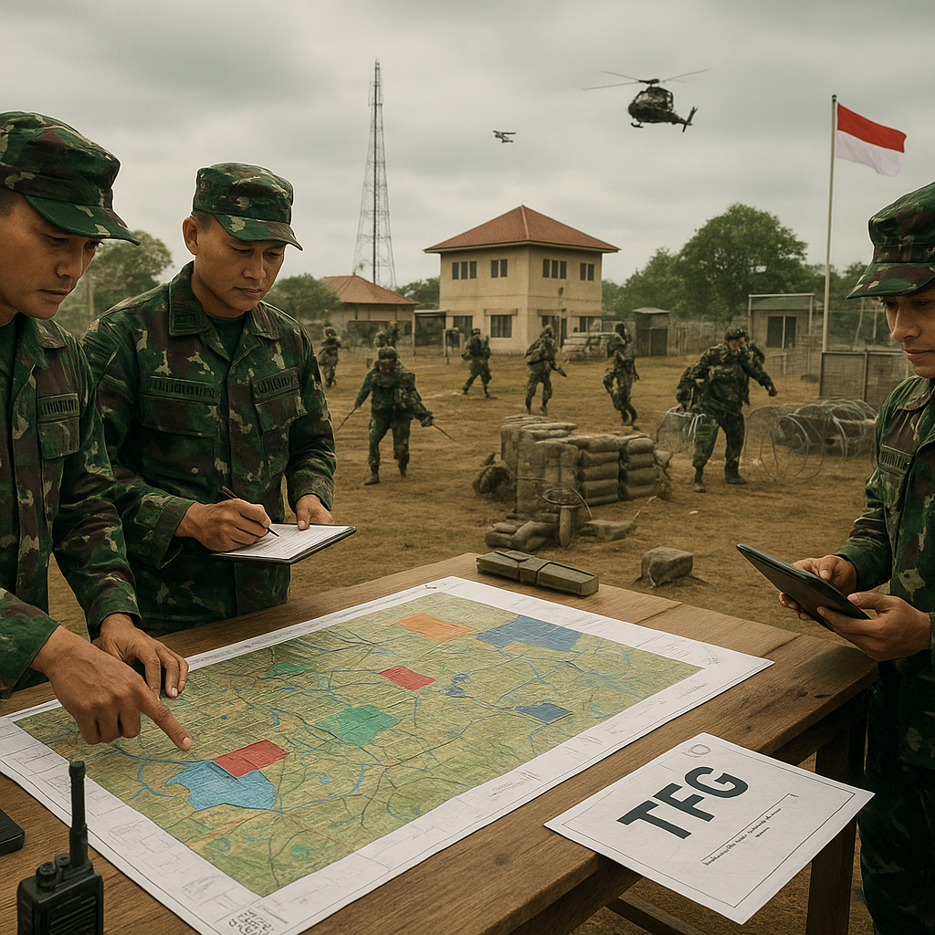 Marinir Gelar Simulasi Pertahanan Pangkalan, Antisipasi Serangan Darat hingga Udara