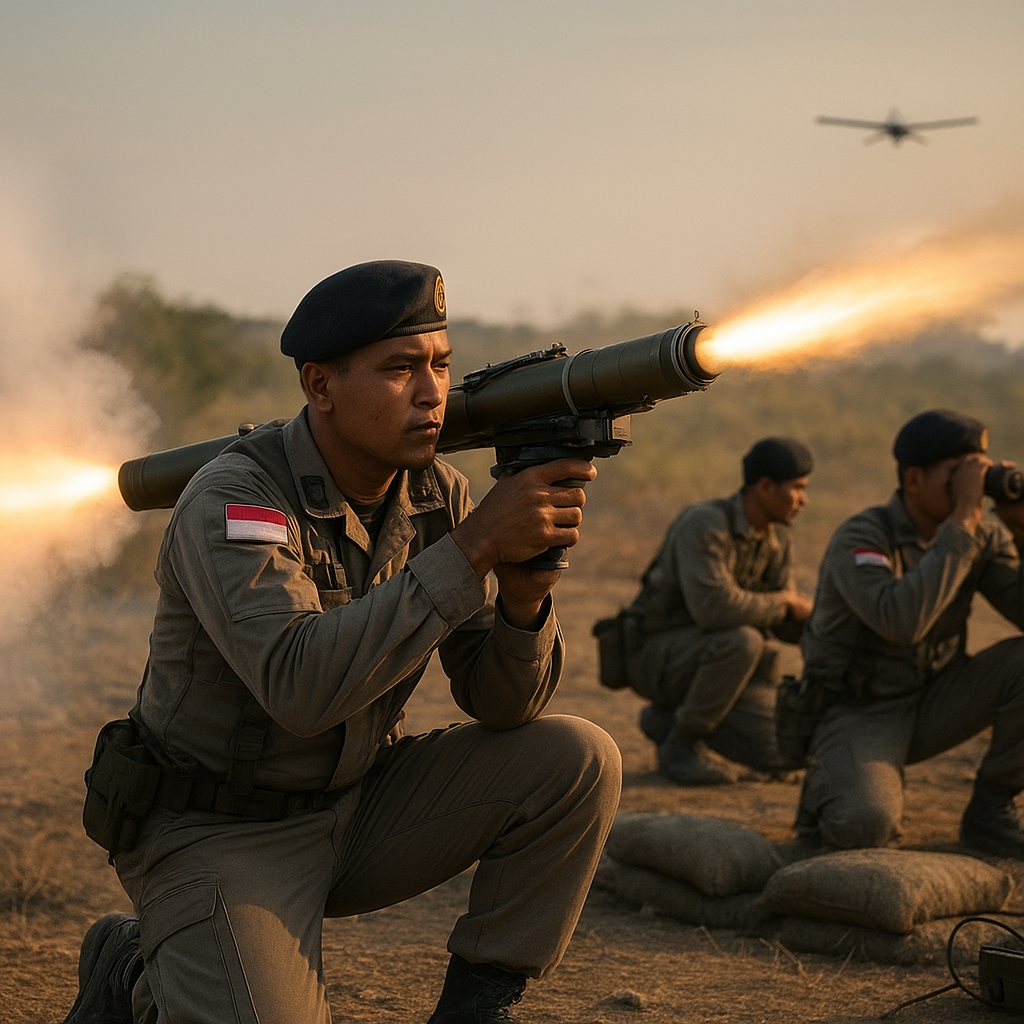 Peluncuran Rudal MANPADS oleh Paskhas: Langkah Operasional dari Pengintaian hingga Penembakan
