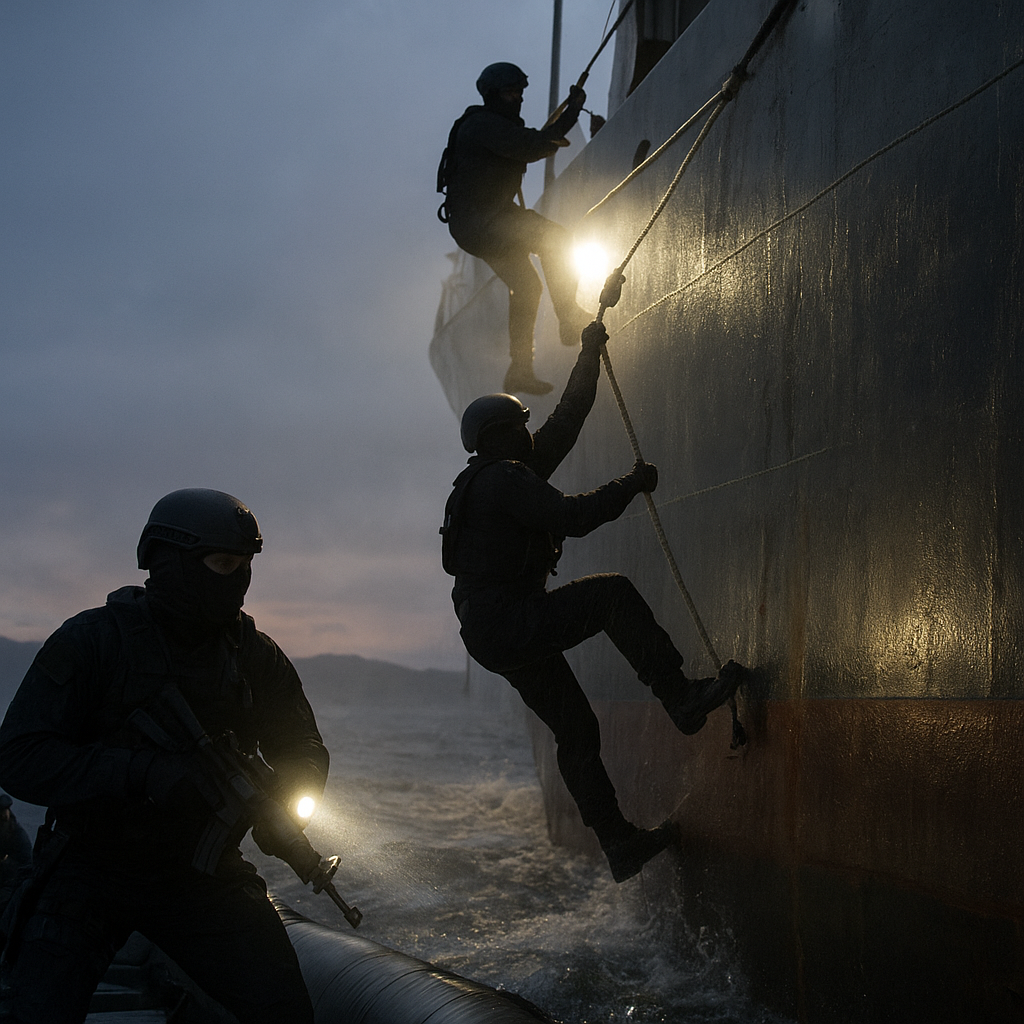 Latma Malindo Jaya 28AB/26: Analisis Taktik VBSS Kopaska dan PASKAL dalam Simulasi Boarding Exercise