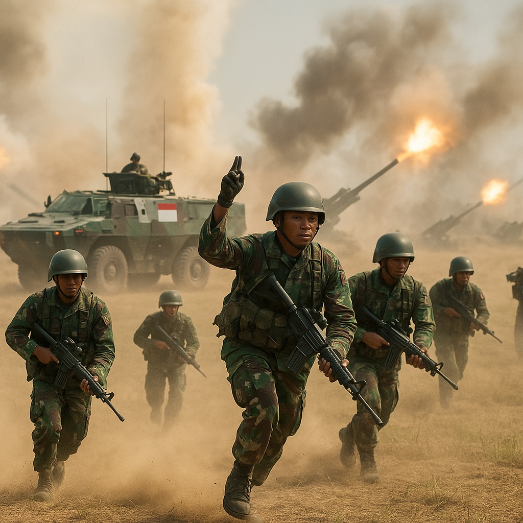 TNI Gelar Latihan Tempur Darat Skala Besar di Baturaja, Sumatera Selatan
