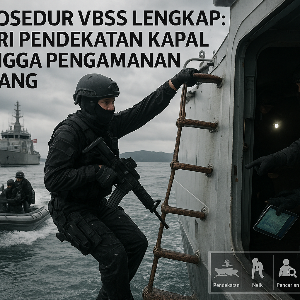 Prosedur VBSS Lengkap: Dari Pendekatan Kapal Hingga Pengamanan Ruang