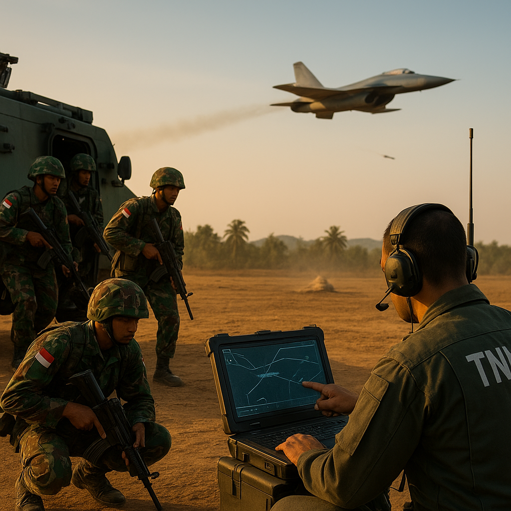 Penerapan Doktrin 'Air-Land Battle' Modern dalam Latihan Gabungan TNI AU dan TNI AD di Baturaja