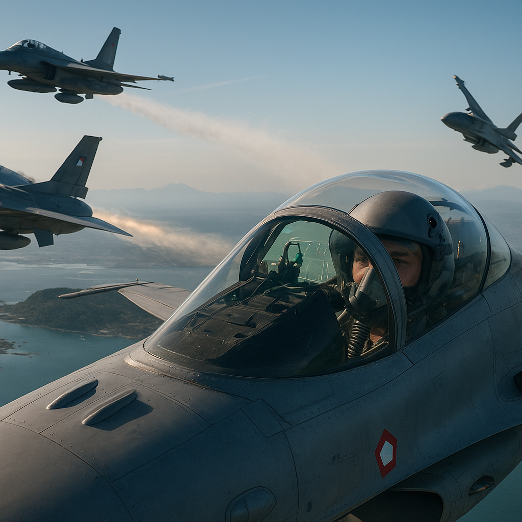 Penerbang TNI AU Latih Manuver Evasif dan BVR di Latihan Dagger Strike 2026