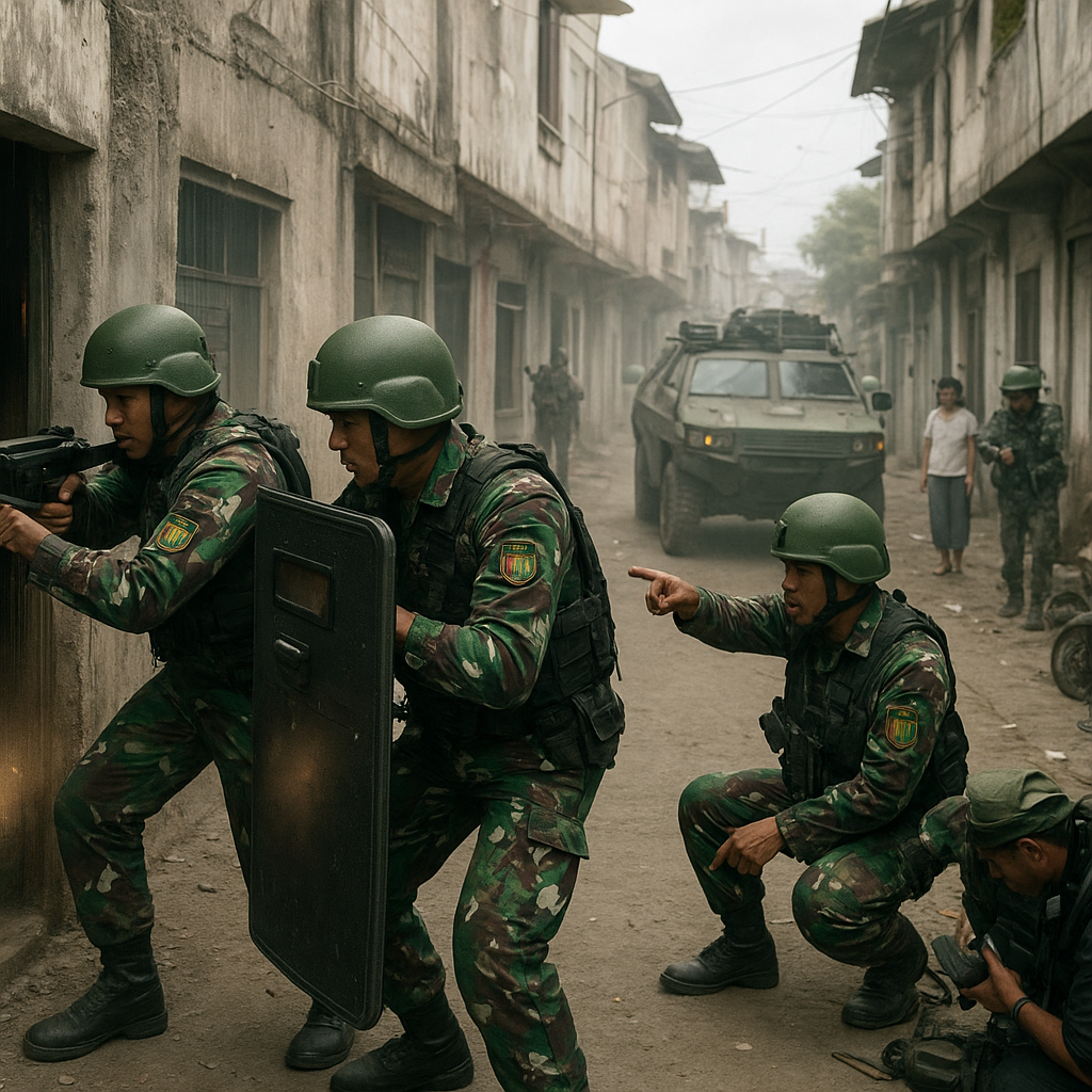 Kodam Jaya Gelar Latihan Urban Warfare dengan Taktik 'Clear-Hold-Build'