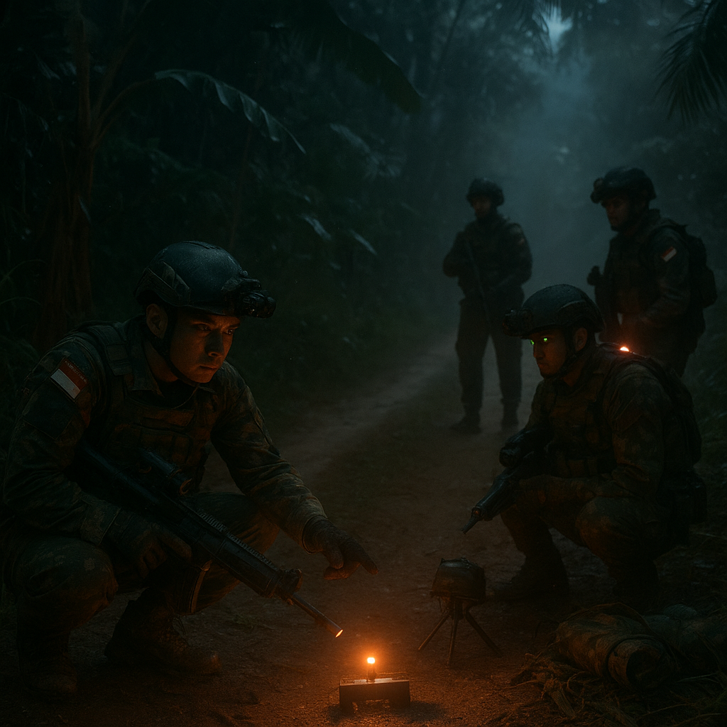 Konsep Ambush Tactics Pasukan Khusus dalam Latihan 'Night Stalker' di Halmahera