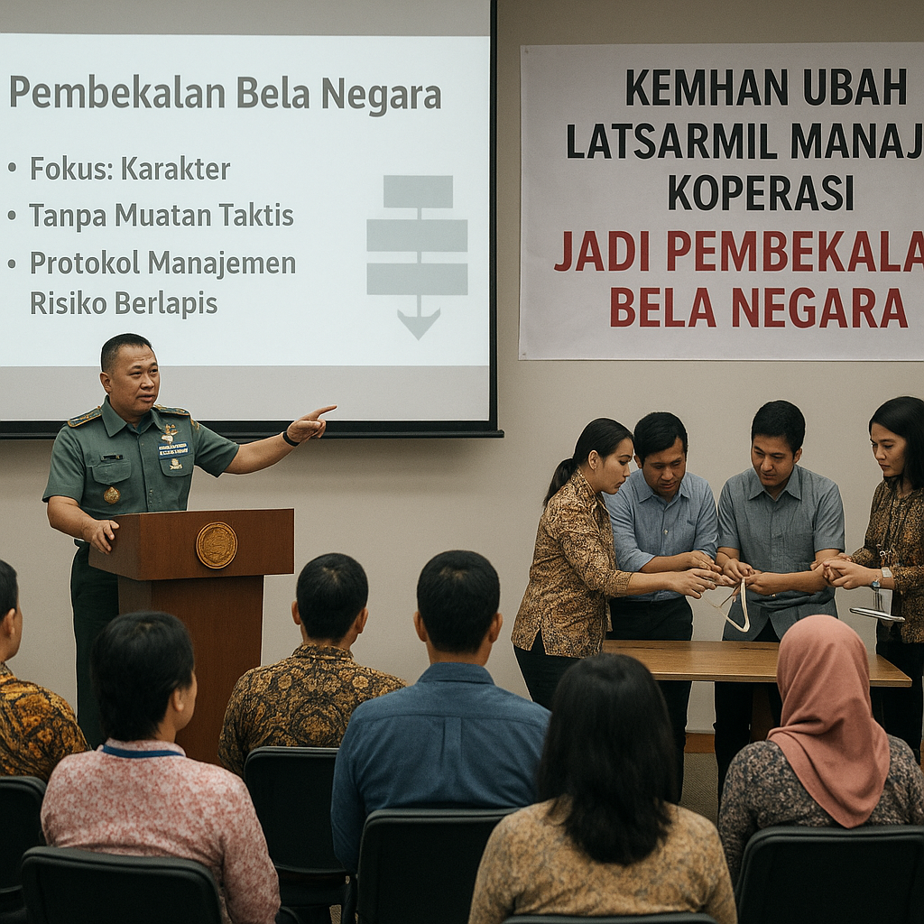 Kemhan Ubah Latsarmil Manajer Koperasi Jadi Pembekalan Bela Negara