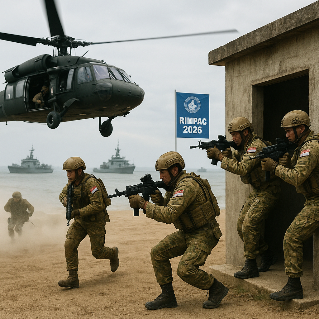 TNI AL Asah Kemampuan Tempur Bersama Negara Sahabat di Latihan RIMPAC 2026