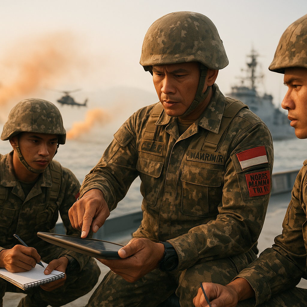 Prajurit Korps Marinir TNI AL Asah Taktik Tempur dalam Latihan RIMPAC 2026 di Hawaii